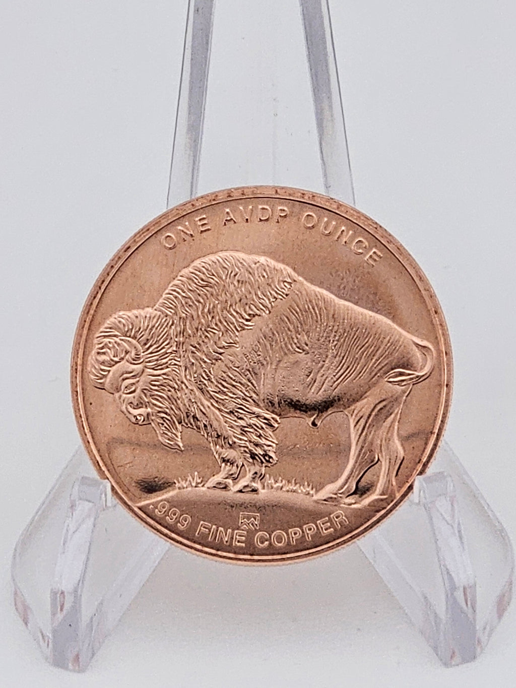 1 oz .999 copper frontier Mint Buffalo Indian design