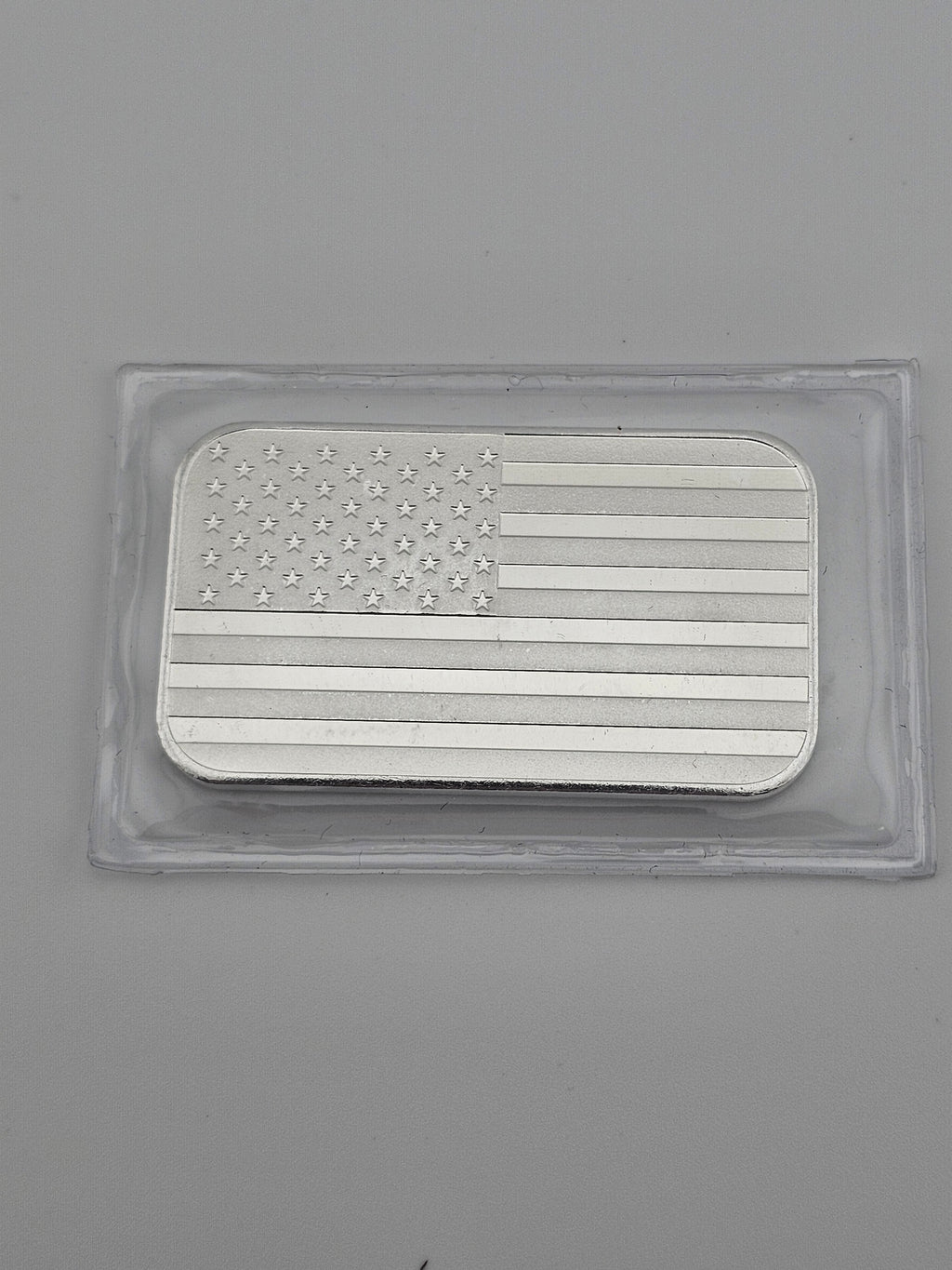 UNITED WE STAND U.S.A FLAG .999 FINE SILVER 1 OZ. BAR SEALED