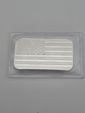 UNITED WE STAND U.S.A FLAG .999 FINE SILVER 1 OZ. BAR SEALED