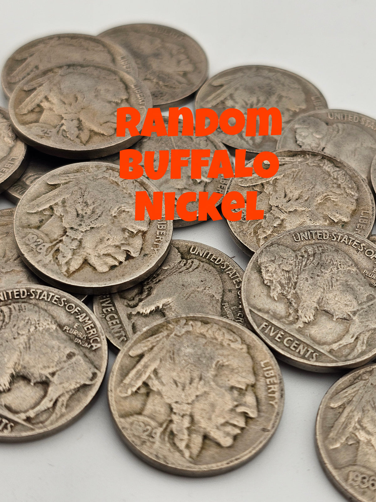Authentic Buffalo Nickels – Random Full Dates – Bulk Wholesale Pricing
