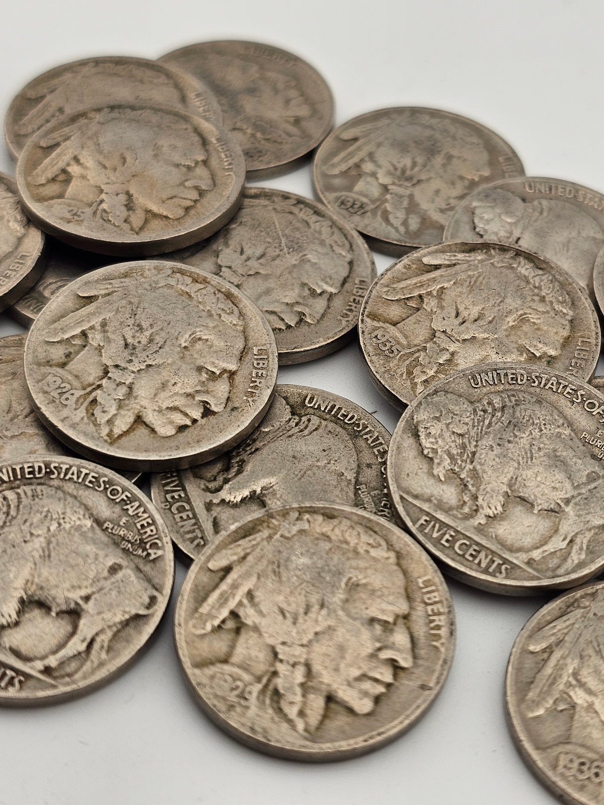 Authentic Buffalo Nickels – Random Full Dates – Bulk Wholesale Pricing