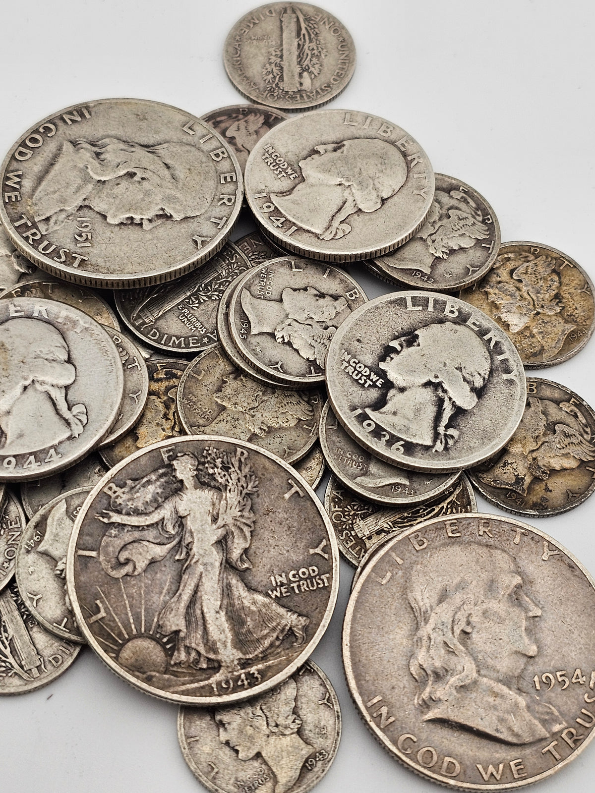 Silver 90% US Coins $1 dollar Face Value