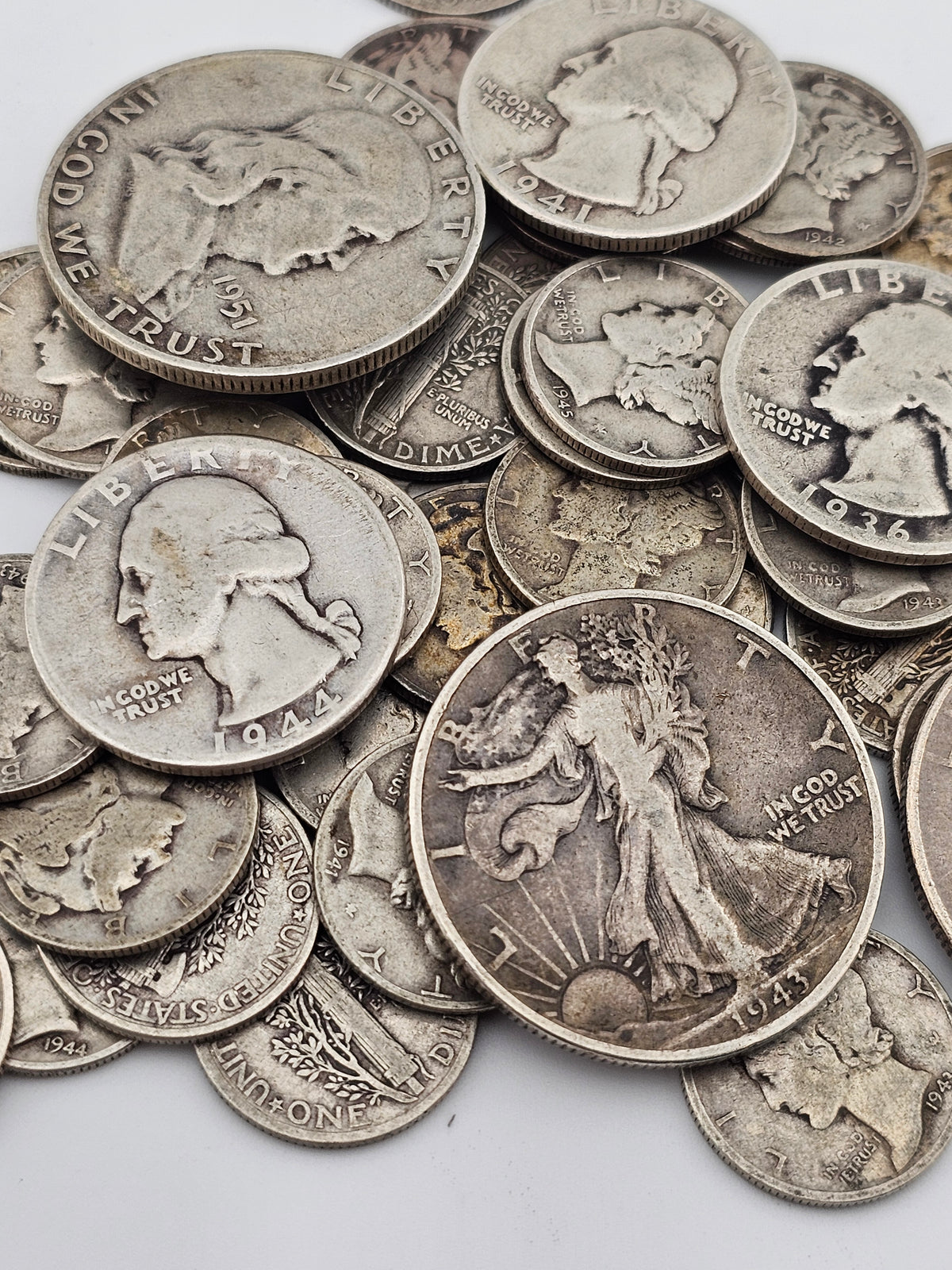 Silver 90% US Coins $1 dollar Face Value