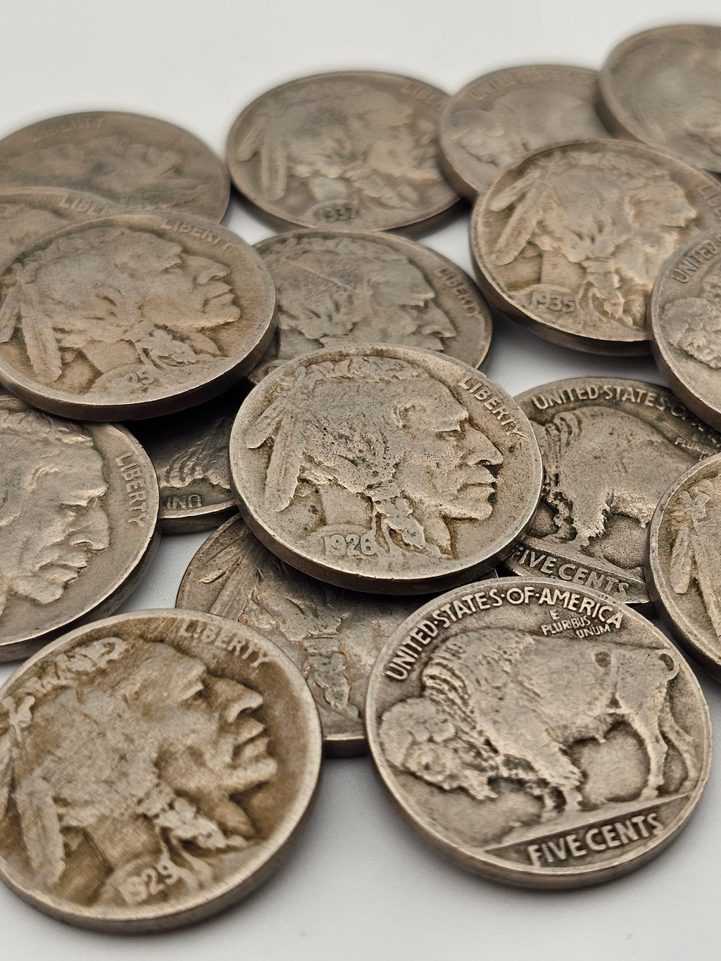 Authentic Buffalo Nickels – Random Full Dates – Bulk Wholesale Pricing