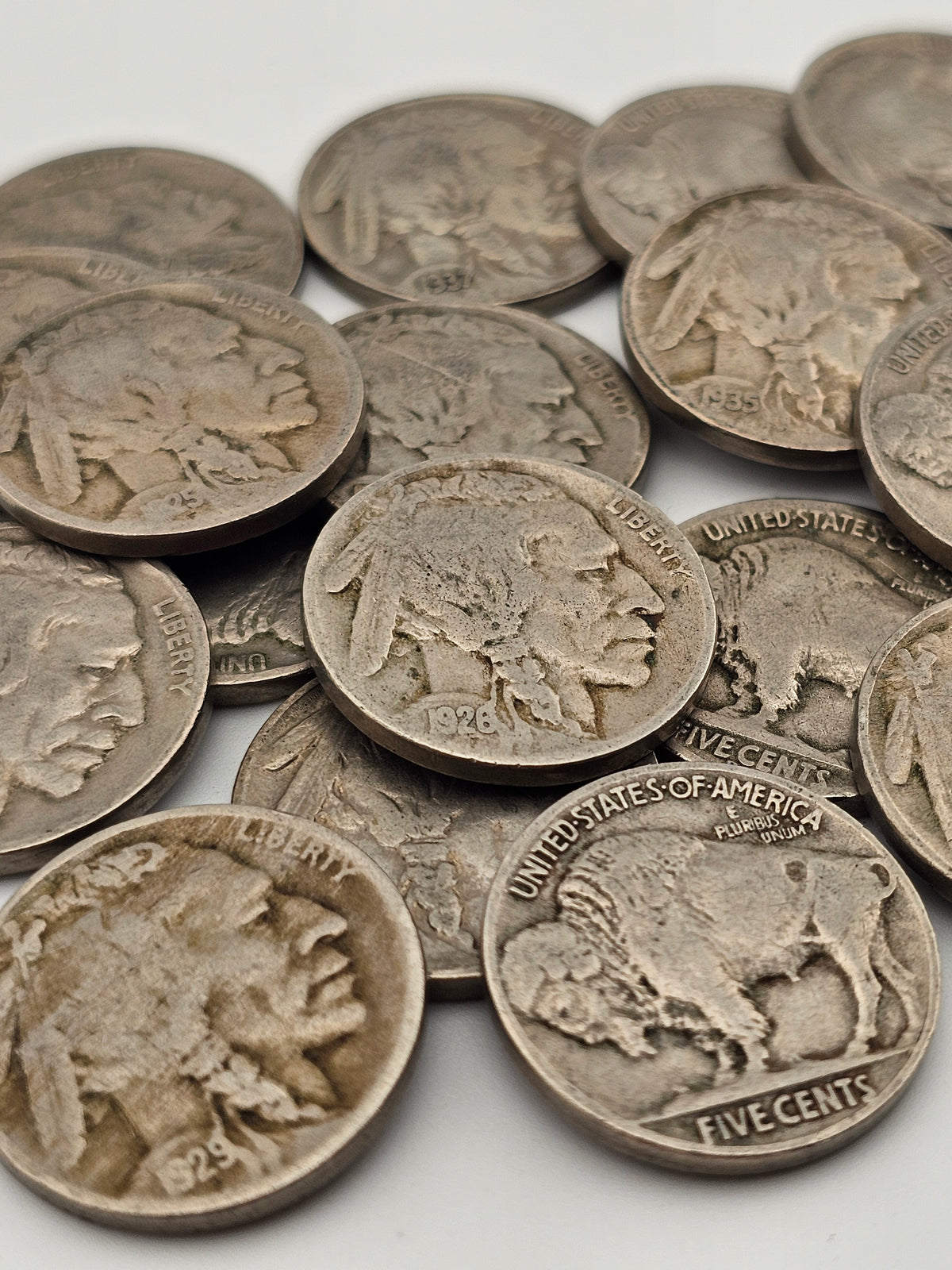 Authentic Buffalo Nickels – Random Full Dates – Bulk Wholesale Pricing