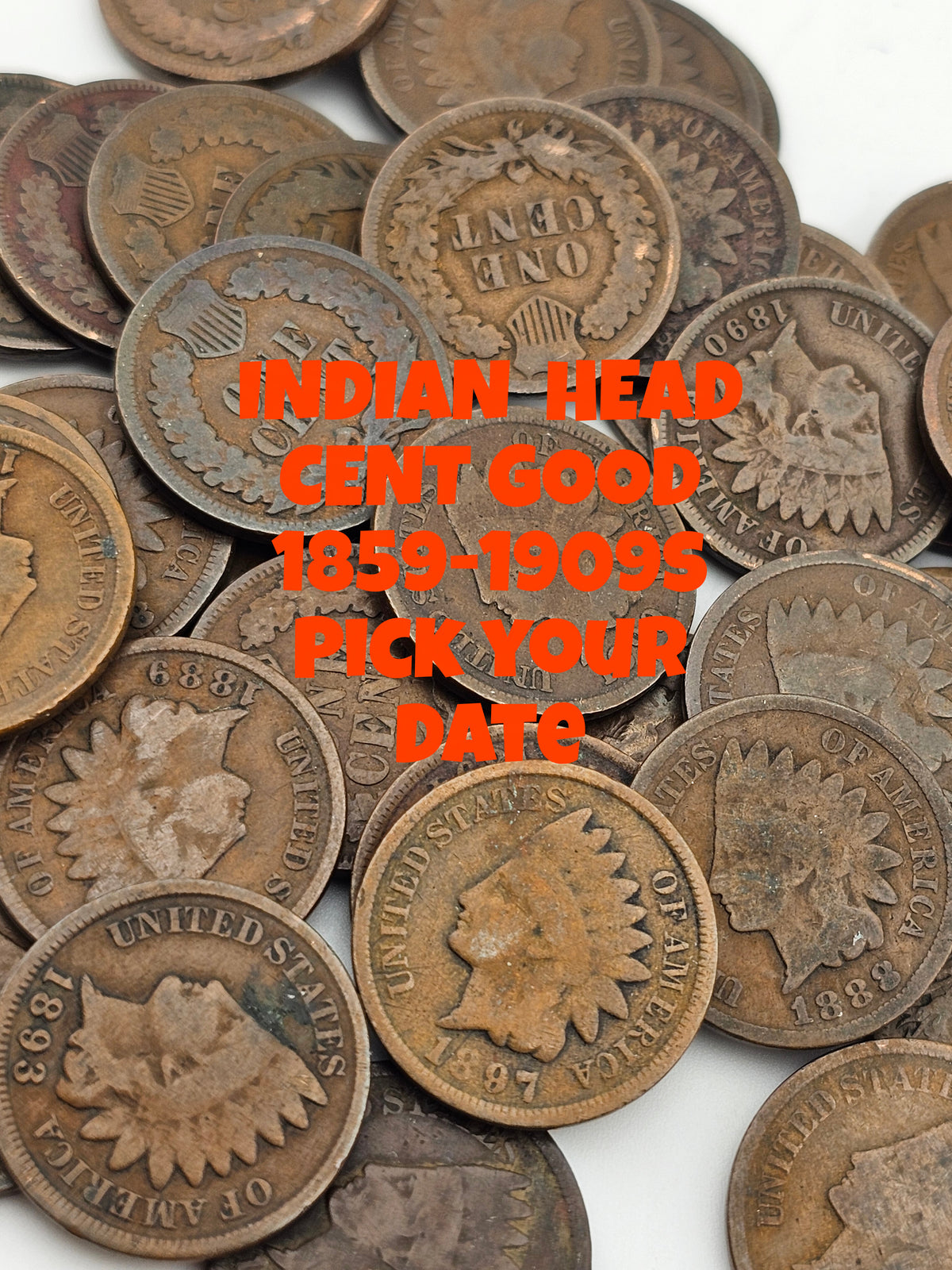 Indian Head Cents 1859-1909 Pick Your Date And Grade